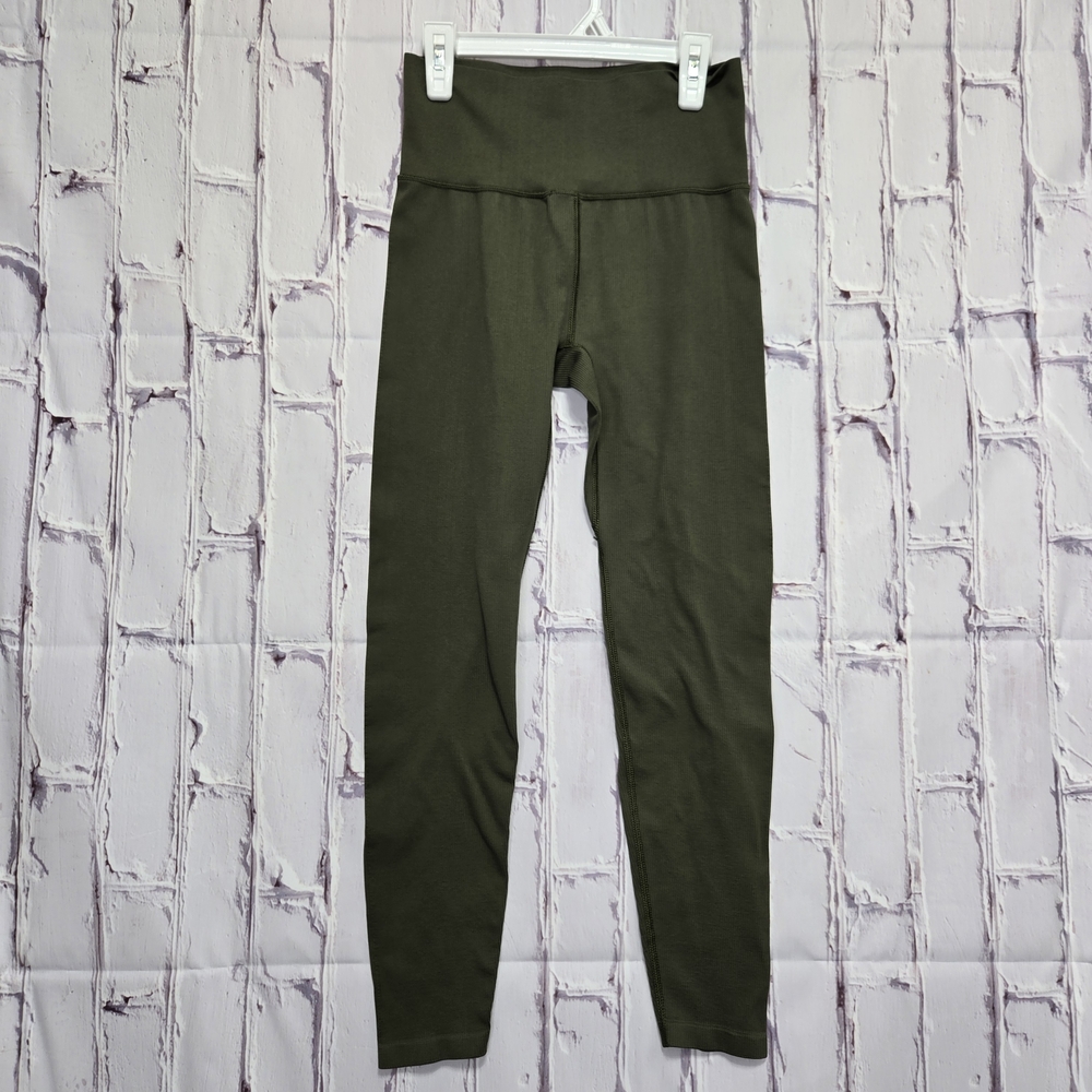 DSG Leggings Yoga Pants Womens Sz Small‎ Dark Green Compression Athletic Fit
